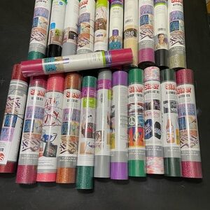 Glitter HTV Vinyl Roll - Assorted Colors